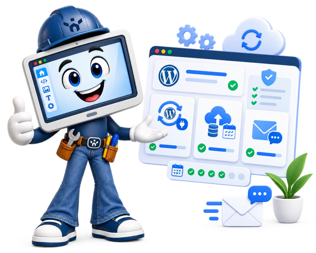Werki präsentiert den Basis-Service für WordPress-Websites mit Wartungs- und Supportfunktionen.