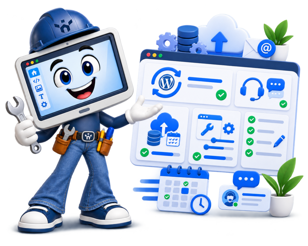 Werki präsentiert laufende WordPress-Betreuung mit Updates, Support und technischer Pflege.