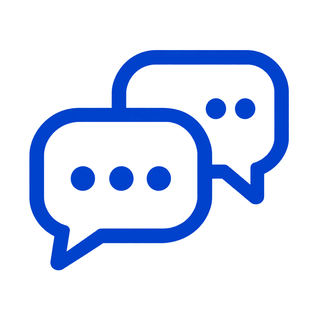 Chat-Symbol für Anfrage stellen
