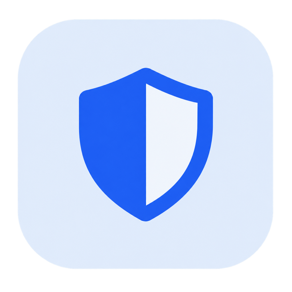 Schild-Symbol für Backup und Sicherheit