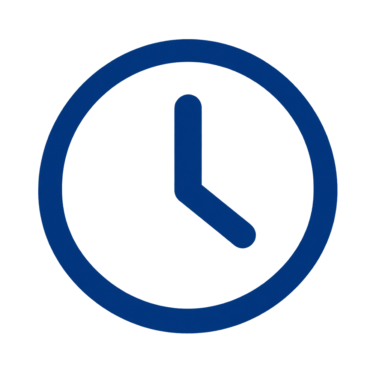 Uhr-Symbol für die Antwortzeit
