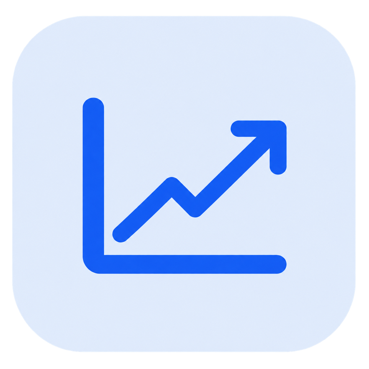 Diagramm-Symbol für SEO und Performance
