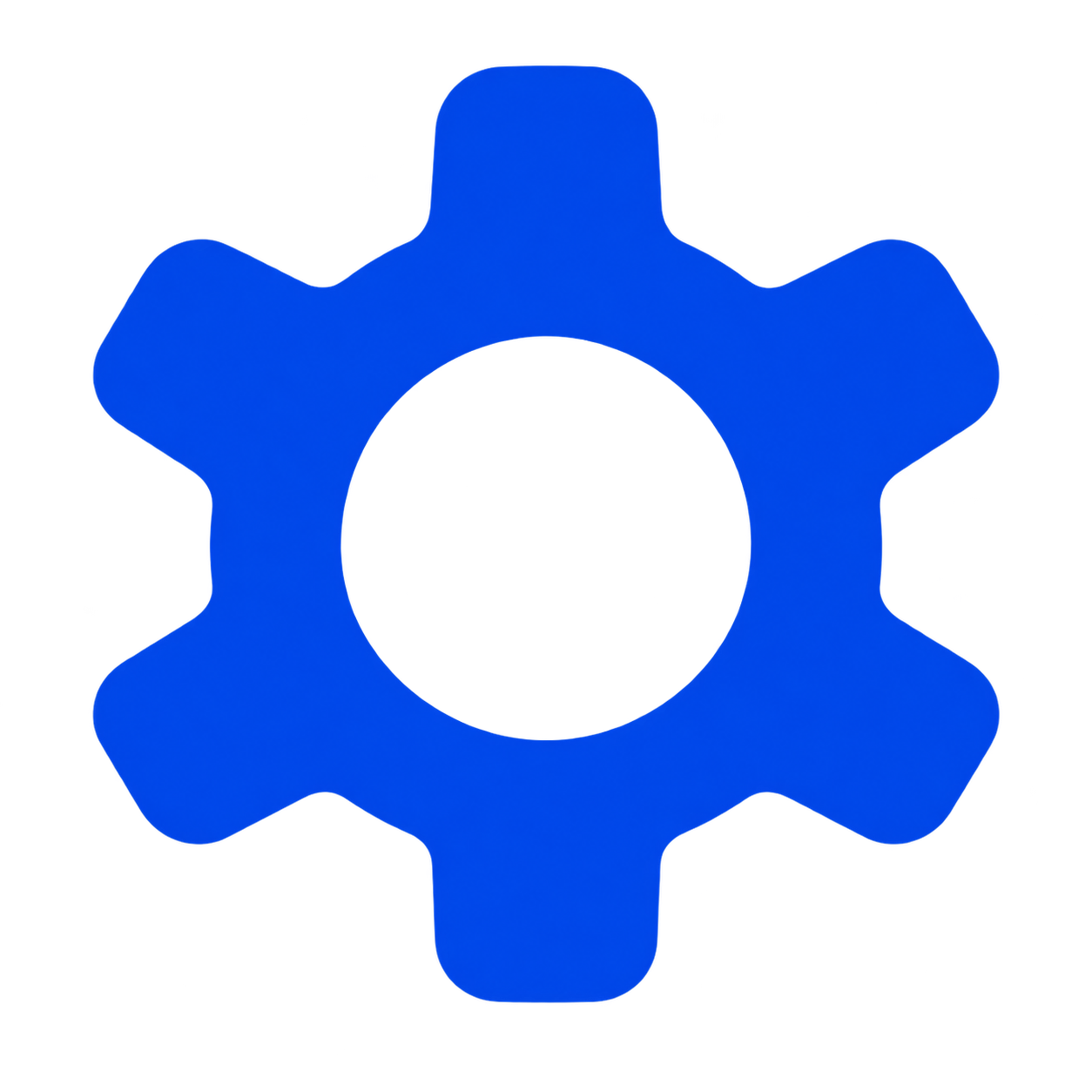 Zahnrad-Symbol für Umsetzung und Betreuung