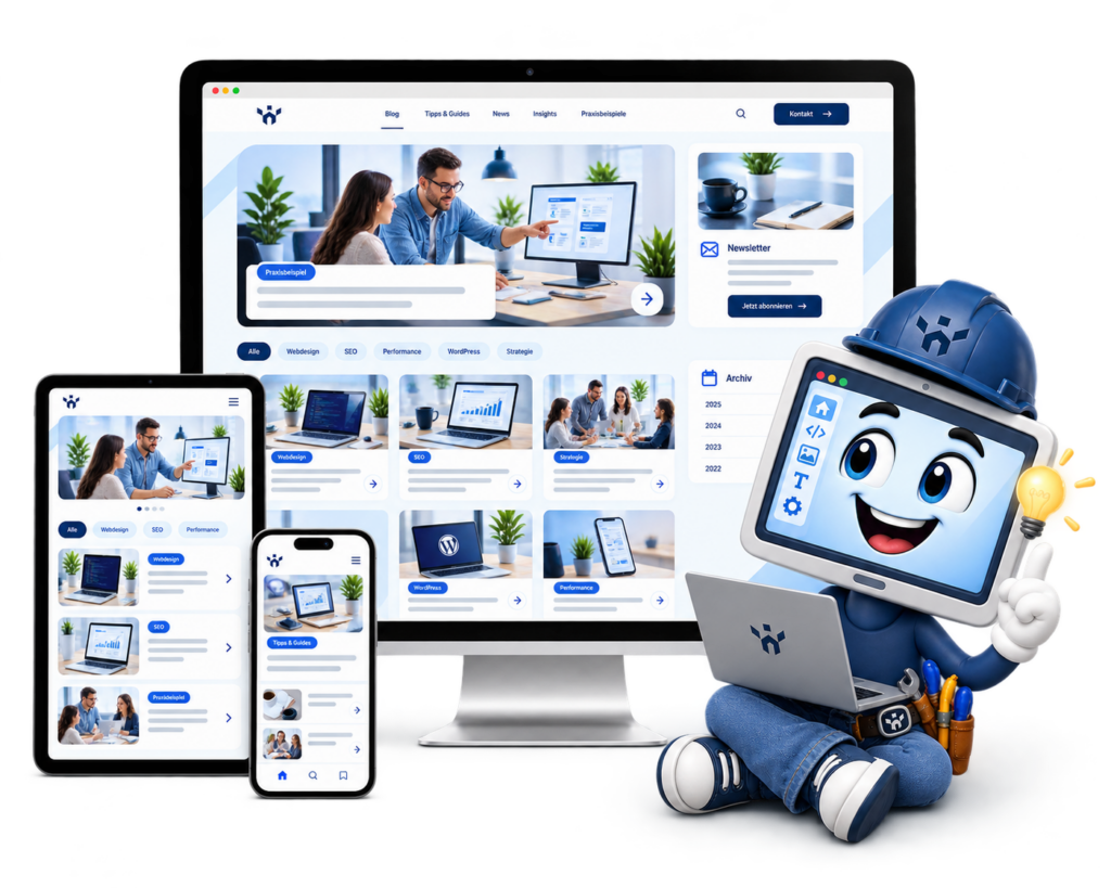 Werki präsentiert eine konfigurierbare Blog- und Magazin-Website von Webseite-Werk