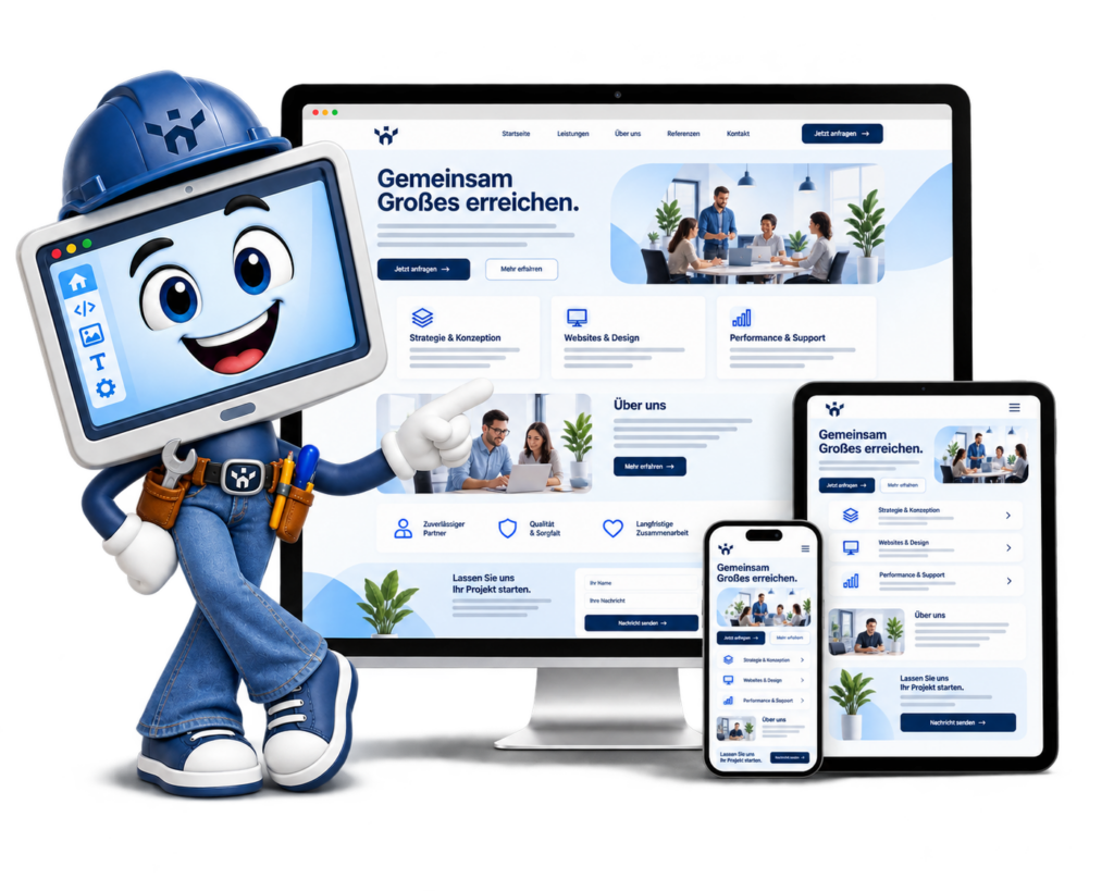Werki präsentiert eine individuell konfigurierbare Firmenwebsite von Webseite-Werk