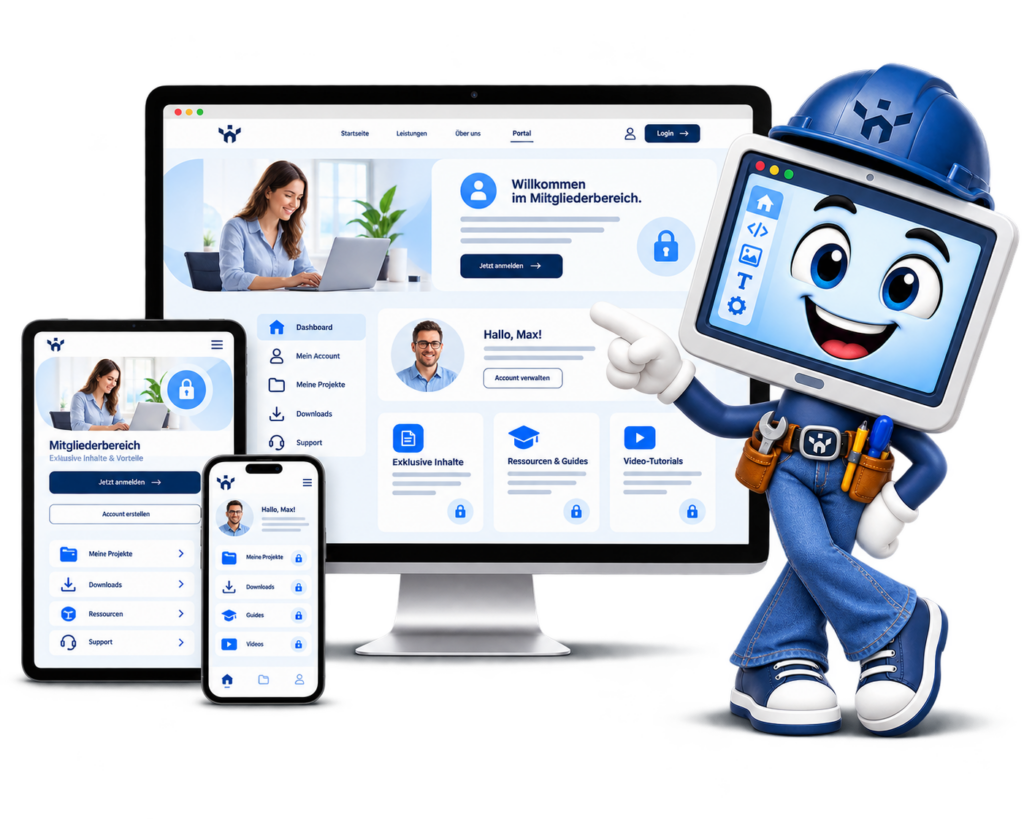 Werki präsentiert ein konfigurierbares Portal mit Mitgliederbereich von Webseite-Werk