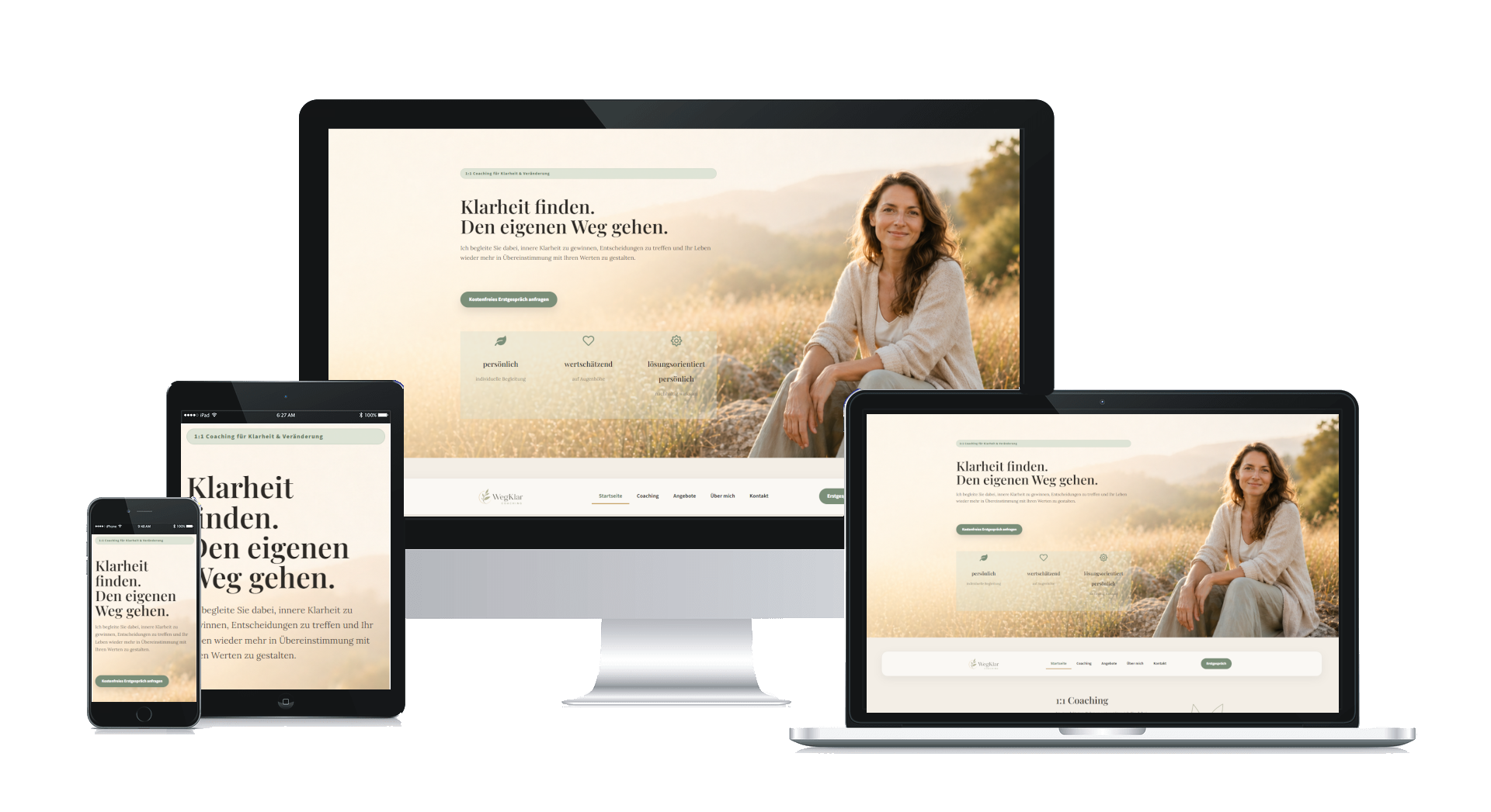 Coaching Website Vorschau – Webseite-Werk